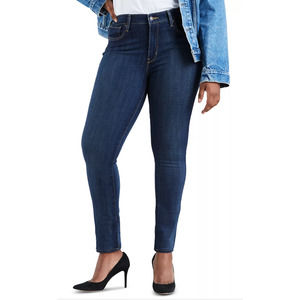 Levi's Women's Sculpt Hypersoft 721 Blue High-Rise Skinny Jeans Size 26x30 NWT